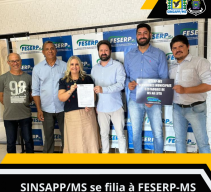SINSAPP/MS se filia Ã  FESERP-MS