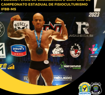 Policial Penal de CassilÃ¢ndia Ã© campeÃ£o de Campeonato Estadual de Fisioculturismo IFBB-MS