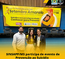 SINSAPP/MS participa de evento de PrevenÃ§Ã£o ao SuicÃ­dio