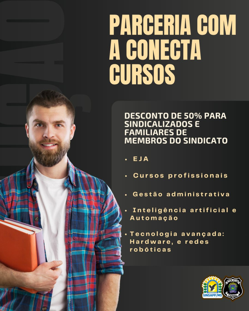 SINSAPP/MS firma parceria com Conecta Cursos